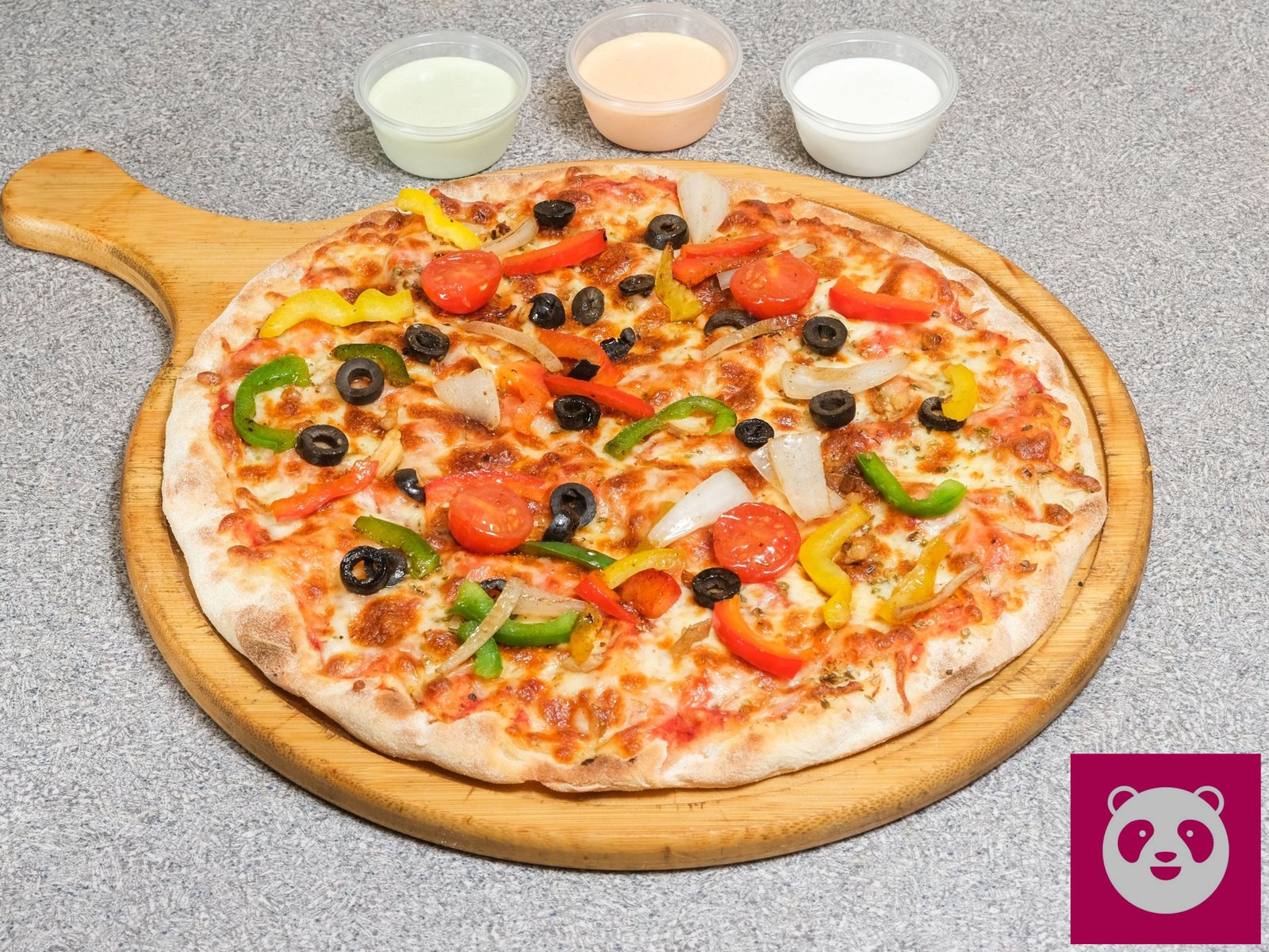 Fresh Veggie Pizza at Kebab Time HK